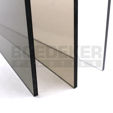Plaque Polycarbonate UV différentes Tailles, épaisseurs, transparente  (0,5-20 mm) (PC transparente 5 mm, 400 x 400 mm) : : Bricolage